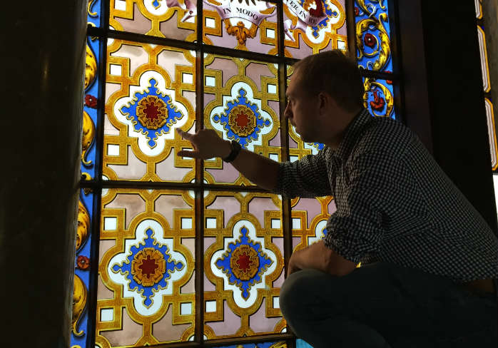 Stained glass restoration